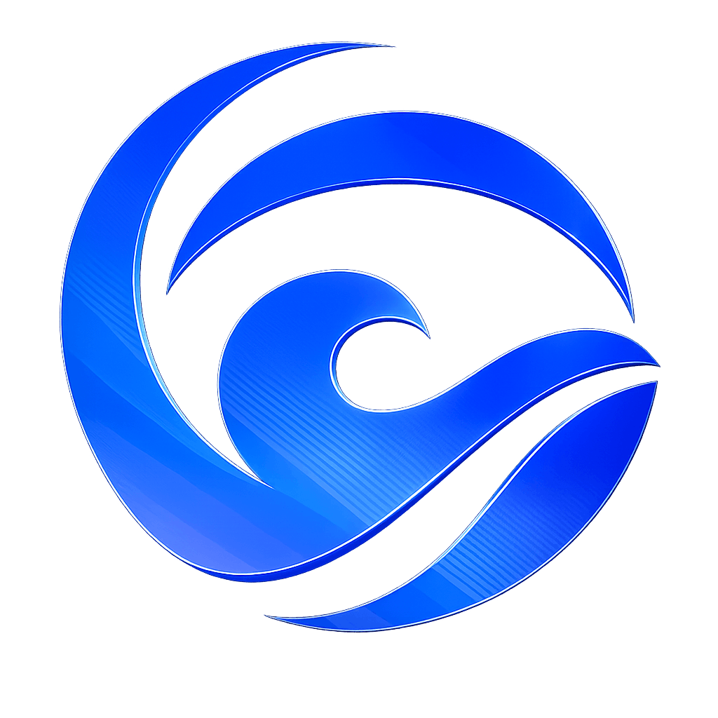 Logo behind hero