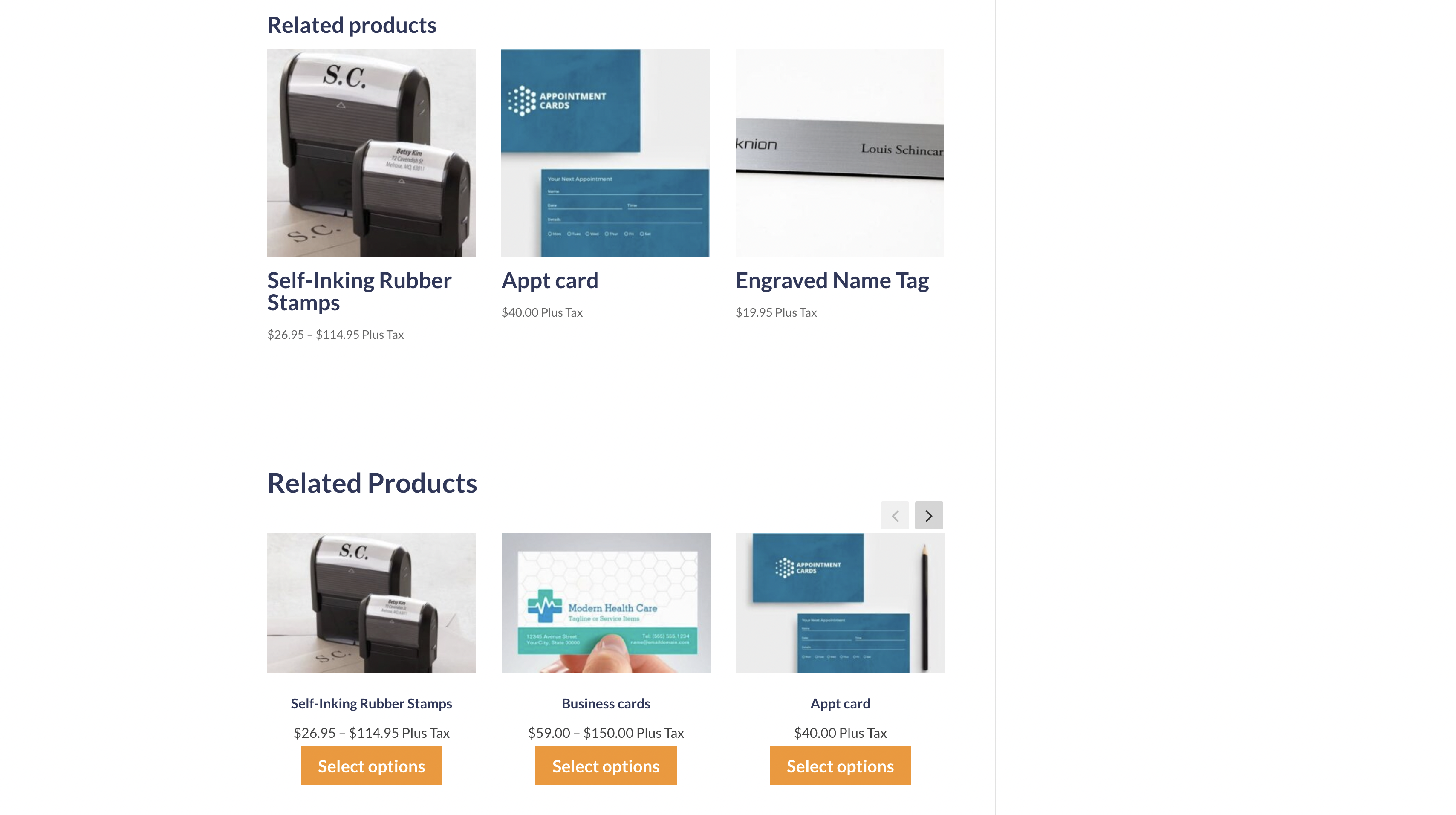 RxForms — Recommended products