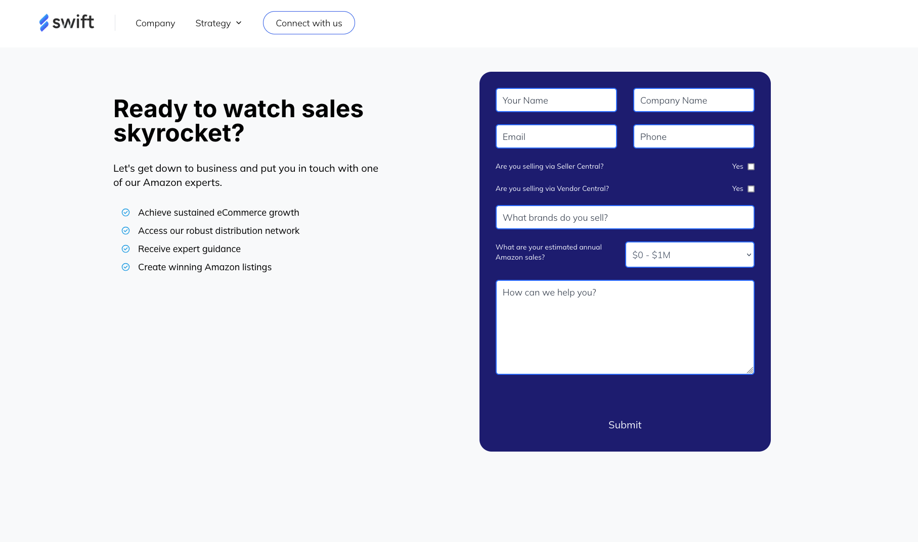 Swift – contact