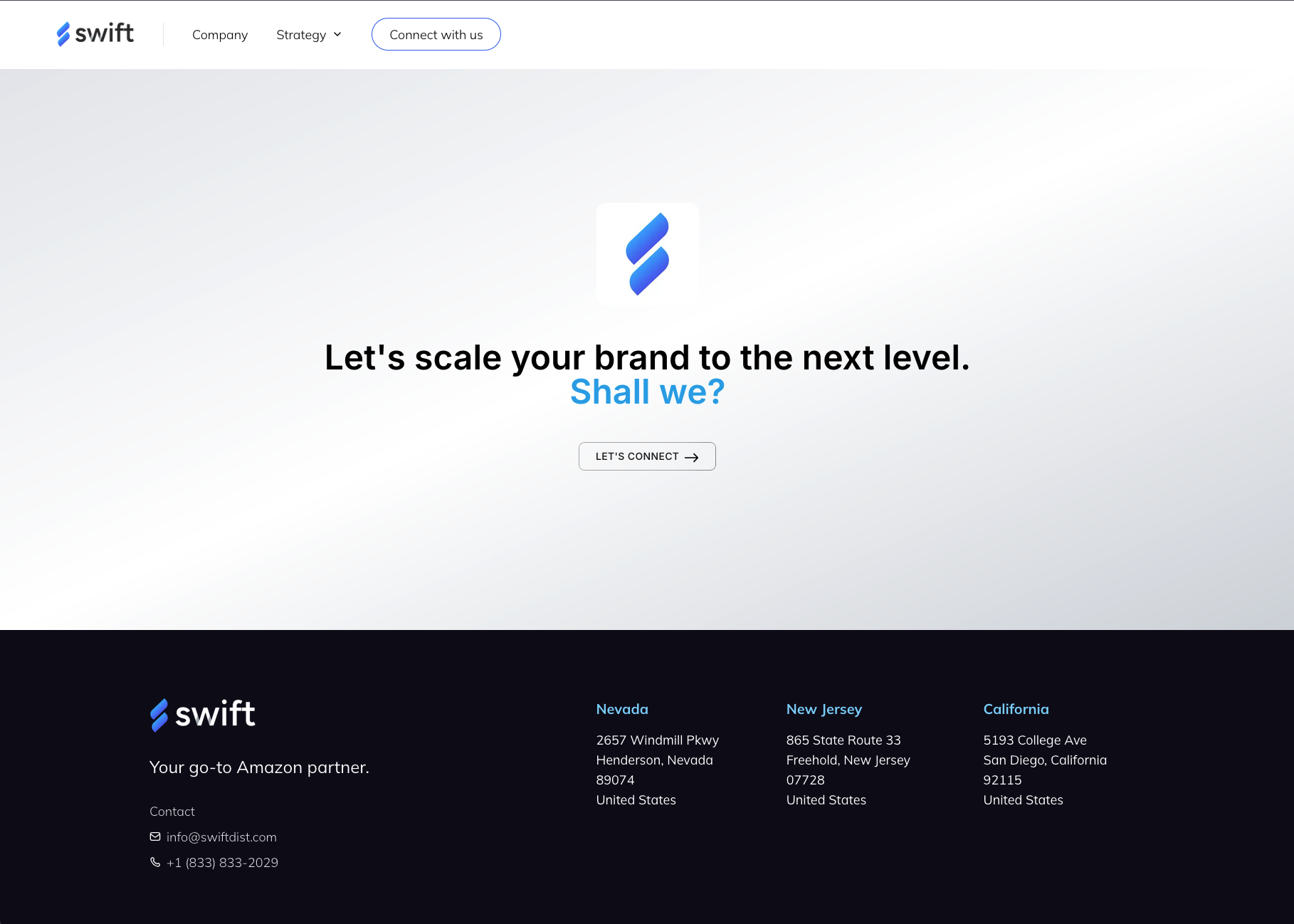 Swift – footer